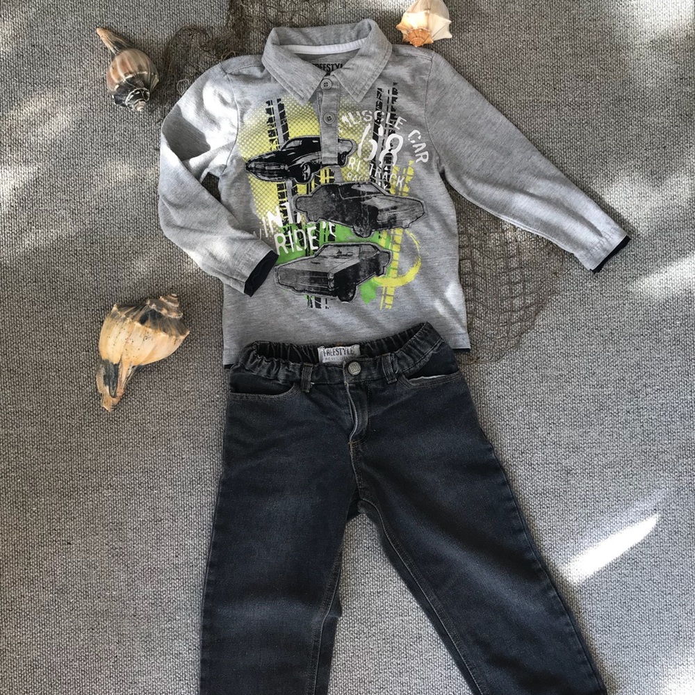 🚀FreeStyle revolution top jean 2pcs set